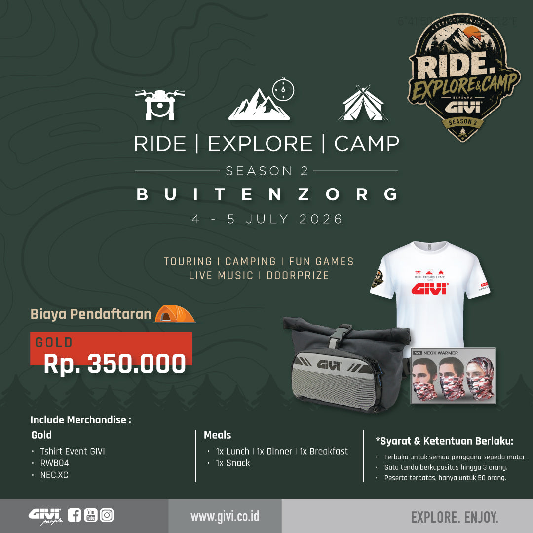 RIDE EXPLORE & CAMP REGISTRATION SEASON 2