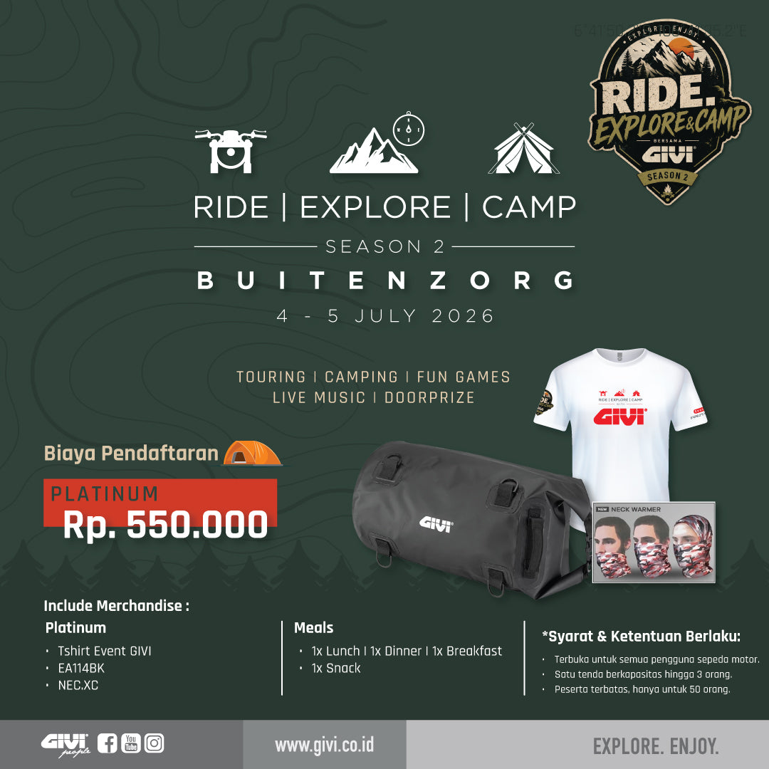 RIDE EXPLORE & CAMP REGISTRATION SEASON 2